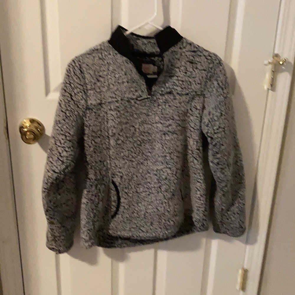 Girls Fluffy No Hood Sweater